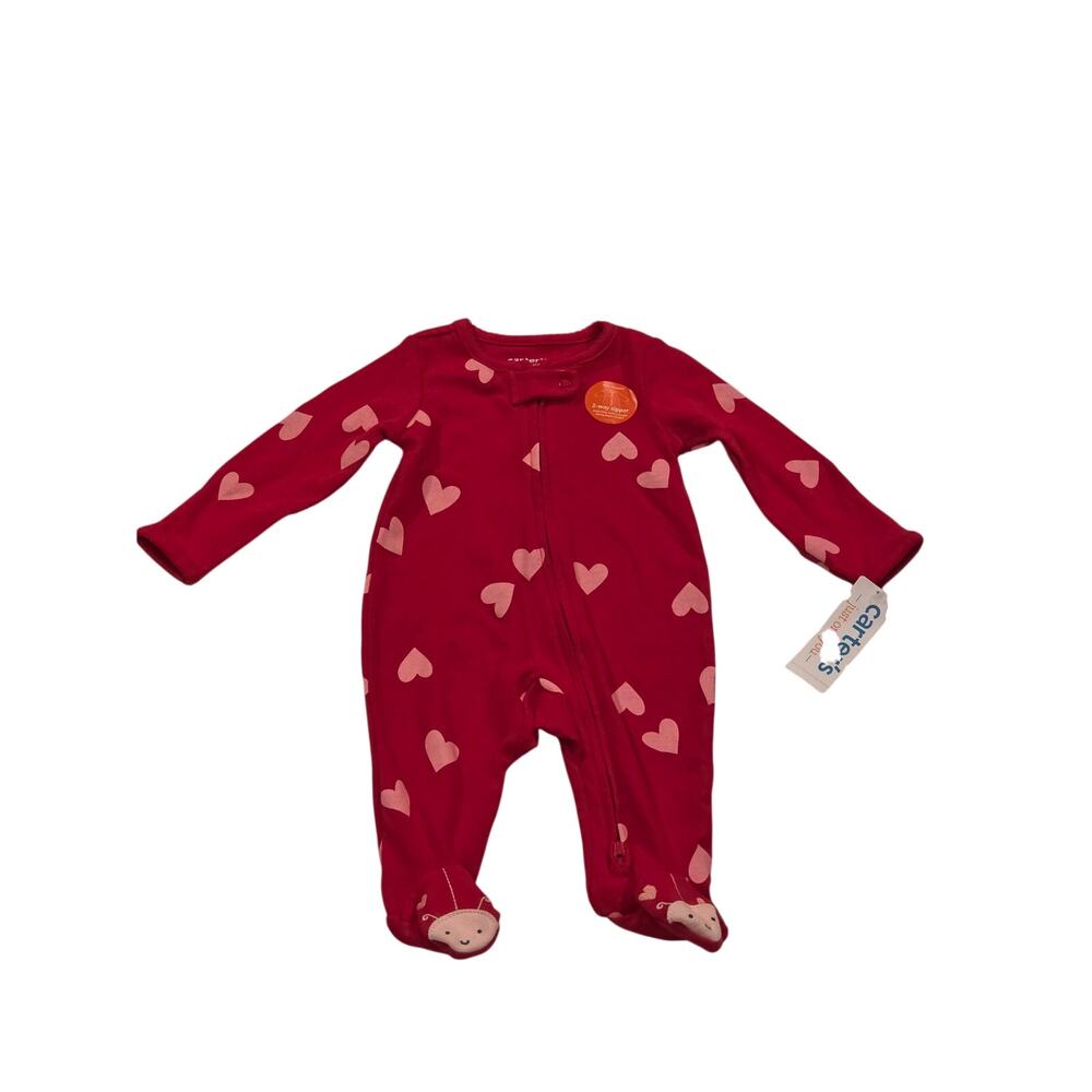 Carters Valentines 3months Sleeper NWT